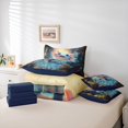 thumbnail image 5 of Feelyou Funny Marine Axolotl Twin Bedding Sets 7-Piece, Kawaii Ocean Animal Bedding Comforter Set, Dreamy Underwater World Reversible Sheet Sets, Ultra Soft Bedroom Decor, 5 of 7