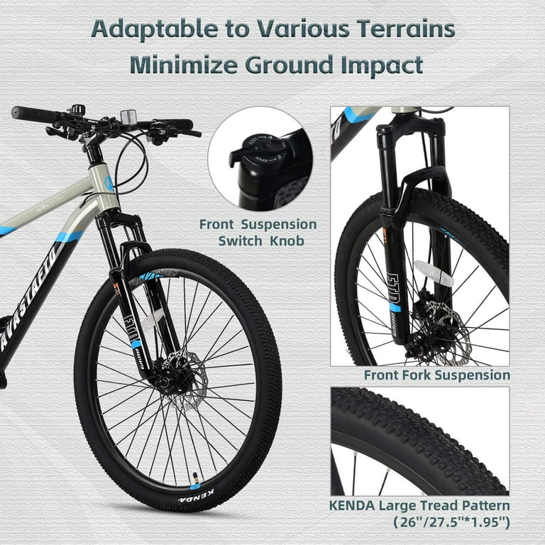 AVASTA 27.5-inch Mountain Bike for Man Male and Woman Female Adult