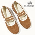 thumbnail image 5 of CHICVOMEY Women's Ballet Flats Slip-On Mary Jane Shoes with Breathable Comfortable Inner Non-Slip Sole Casual Walking Shoes for Women, 5 of 8
