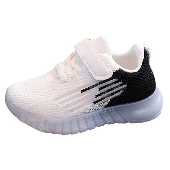 Zshosam Toddler Boy Sneakers Toddler Shoes Boy Shoes Walking Sneakers Running Breathable Shoes Size 8.5,(White Toddler 8.5)