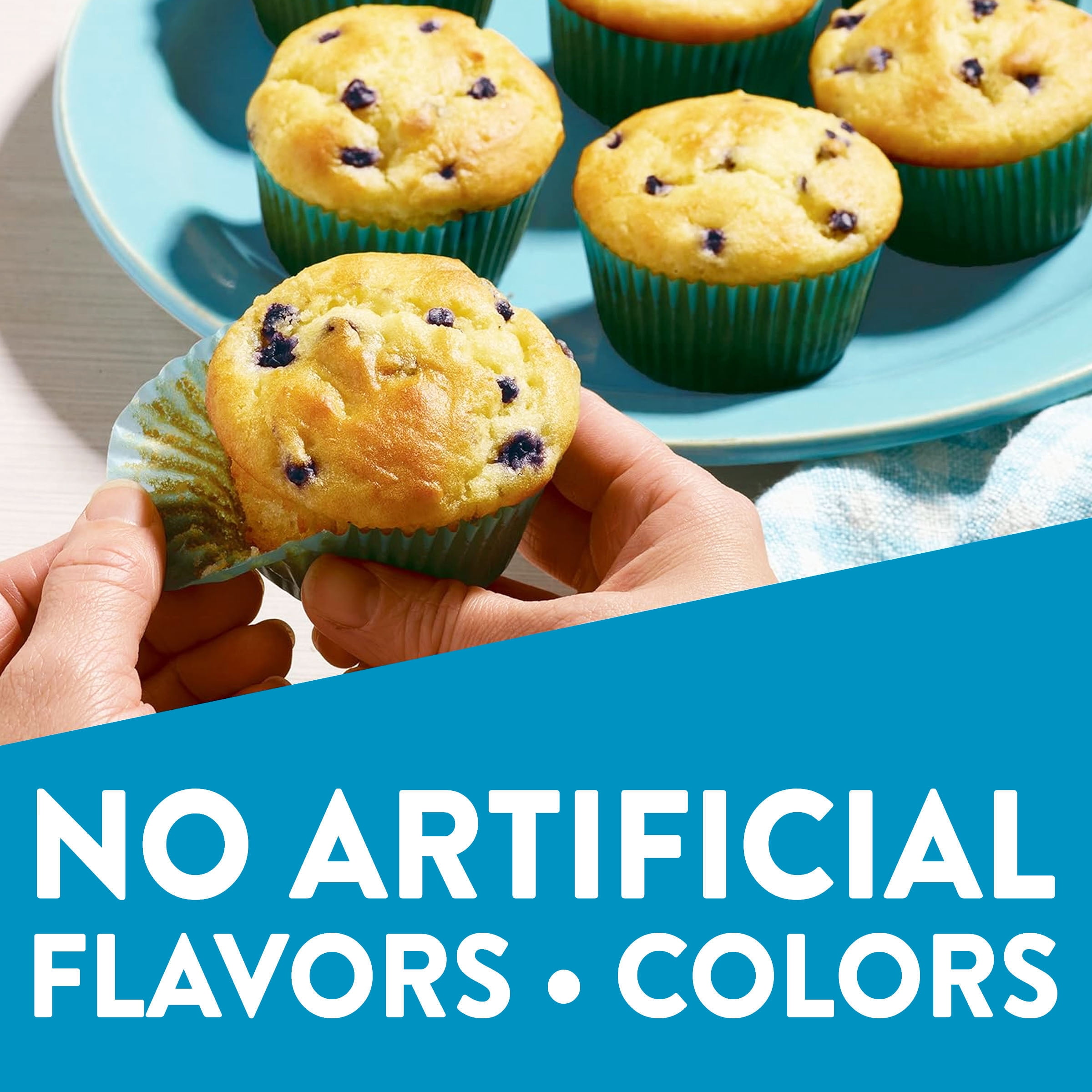 (8 pack) Krusteaz Gluten Free Wild Blueberry Muffin Mix, Gluten Free Wild Blueberry Muffins Made With Real Wild Blueberries, 15.7 oz Box