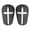 A3516 Vacemry under $5, variant on Vacemry Under $5 Soccer Shin Guards for Adults, Mini Football Leg Protectors with Cross Design, Thickened Sports Protective Equipment, Unisex Football Leg Guards
