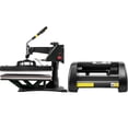thumbnail image 3 of 15"x15" 6-in-1 Heat Press and Sublimation Machine with 14" Vinyl Cutter/Plotter, 3 of 12