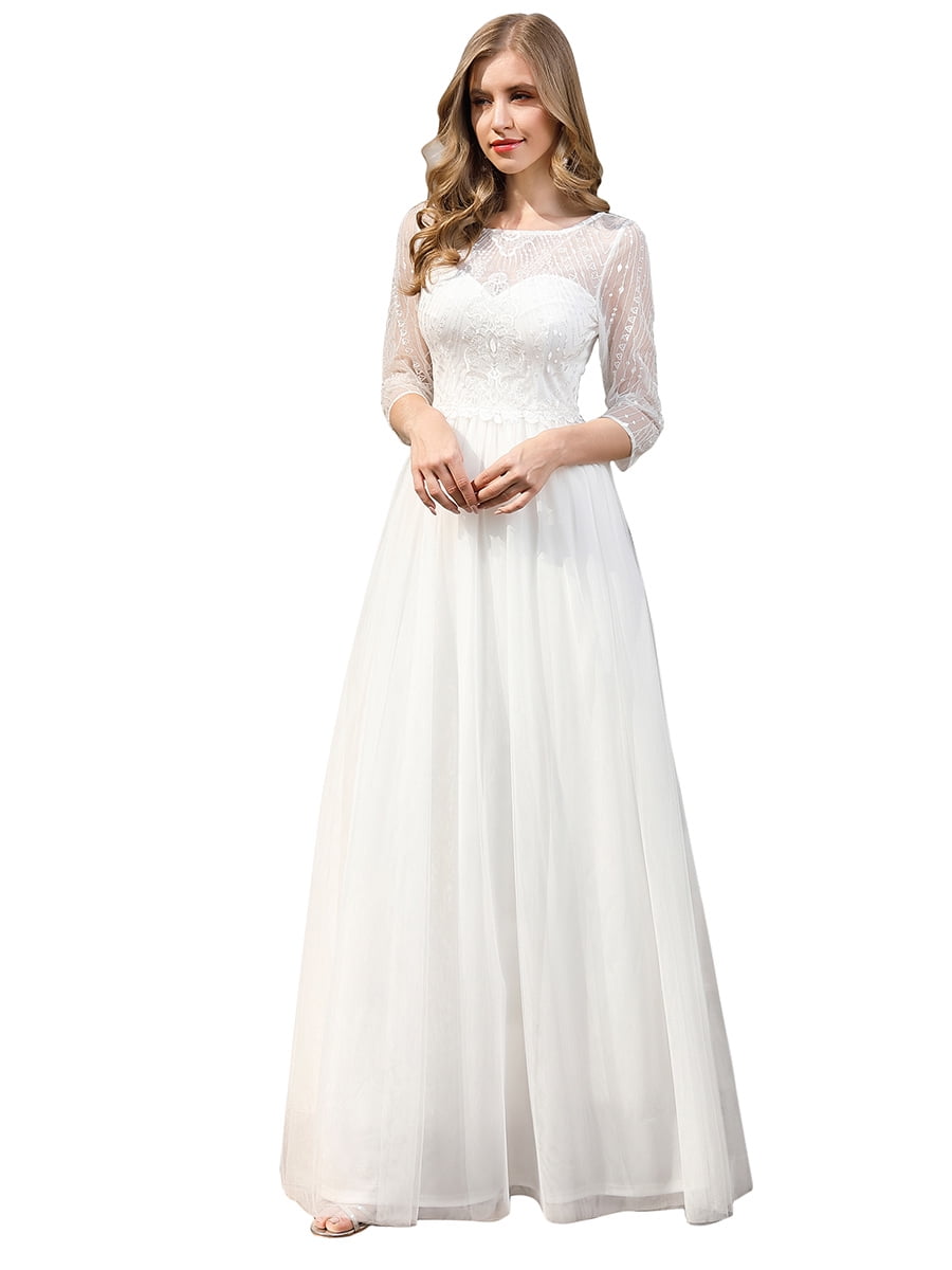 sweetheart illusion wedding dress