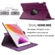 thumbnail image 4 of Compatible con el nuevo iPad 9.7 2018 2017 / iPad Air 2 - (púrpura) Funda protectora con soporte giratorio de 360 ​​grados y apagado automático para iPad de 9,7 pulgadas brillar Electrónica, 4 of 5
