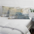 thumbnail image 4 of Blue Grey Beige Oversized Pillow Covers, Abstract Modern Art Oil Painting Soft Breathable Throw Pillow Cases with Invisible Zipper, Decorative Pillowcase Pillows Protectors for Sofa Bed Couch 24"x36", 4 of 9