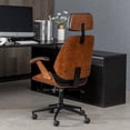 thumbnail image 4 of Gaming Chairs Modern Home Furniture Lift Swivel Backrest Chair Leather Luxury Comfortable Computer Boss Silla Office Furniture My Lux Decor Round, 4 of 7