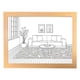 thumbnail image 1 of Pintura de iluminación decorativa, pintura luminosa LED de 3 colores alimentada por USB, arte minimalista moderno, pintura brillante para dormitorio, sala de estar y ventana, 1 of 10
