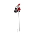 thumbnail image 4 of Farol colgante,Farol solar navideño de Papá Noel con linterna,Luces decorativas para jardín,impermeables,ideales para regalo.,Figura de Papá Noel luminosa para decoración de jardín, 4 of 8