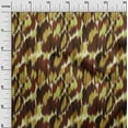 thumbnail image 3 of oneOone Polyester Spandex Brown Fabric Ikat Dress Material Fabric Print Fabric By The Yard 56 Inch Wide, 3 of 4