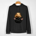 thumbnail image 2 of MAXPRESS Guinea Pig Owner Cute Pocket Guinea Pig Hooded Sweatshirt, 2 of 4