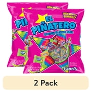 (2 pack) Canel's El Pinatero Pinata Party Candy Mix, Assorted Fruit Flavors, 4 lb Bag