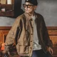 thumbnail image 3 of Chaqueta vaquera vintage de otoño con estampado de Joker para hombre, ropa de abrigo de invierno elástica de bajo precio, abrigo vaquero Y2k para hombre, talla L, 3 of 5