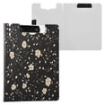 thumbnail image 2 of Iauyy Foldable Binder Clipboard, Waterproof & Scratch-Resistant, Dual Metal Clips, Holds 80 Sheets, 1 Pack,Many Small Flowers, 2 of 8