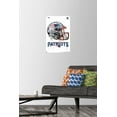 thumbnail image 3 of NFL New England Patriots - Drip Helmet 20 Wall Poster with Push Pins, 14.72" x 22.37", 3 of 6