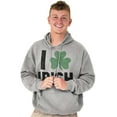 thumbnail image 3 of St Patricks Day Irish Pride Shamrock Hoodie Sweatshirt Women Men Brisco Brands L, 3 of 6