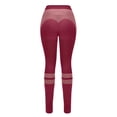 thumbnail image 6 of FANNYC Women's Sexy High Waist Yoga Pants Sports Compression Tights Elastic Belt Gym Workout Sweatpants Slim Tummy Control Butt Lift Running Pants,S-XL, 6 of 6