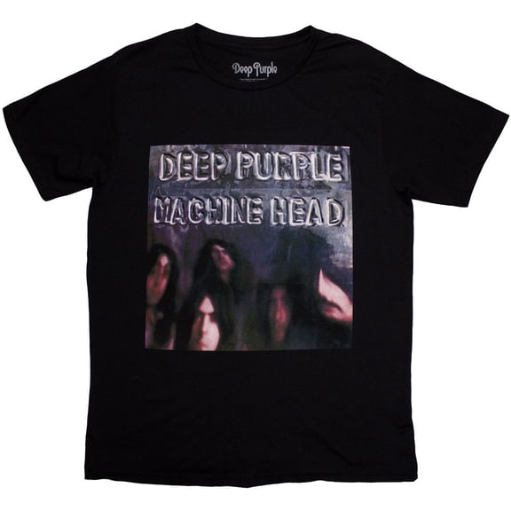 Deep Purple Unisex T-Shirt Machine Head Album Cover (Black)