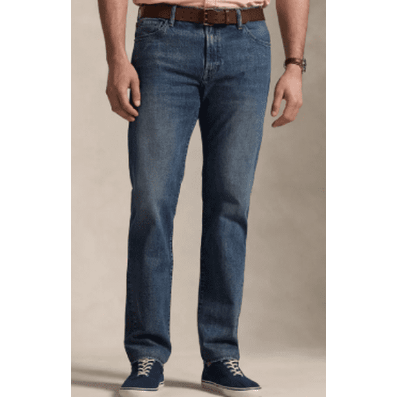 Polo Ralph Lauren Men's Big & Tall Varick Slim Straight Jeans, 44Bx32