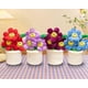 thumbnail image 4 of 11.8 Inch Super Cute Sun Flower Smiling Face Flower Creative Stuffed Plants Plush Toy Room Decoration for Your Family Birthday Gifts (8. Purple), 4 of 4