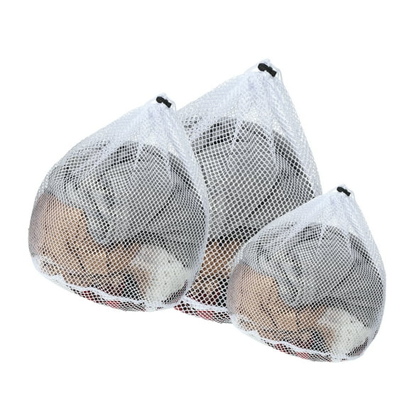 Vocoste 1 Set Laundry Bags with Drawstring Coarse Mesh Wash Bags for Bra Underwear Socks Blouse