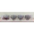 thumbnail image 7 of Fennco Styles Nautical Seashell Metal Napkin Rings, Set of 4, 7 of 7