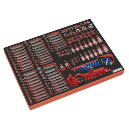 

Sealey Tbtp07 Tool Tray With Specialised Bits & Sockets 177Pc