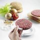 thumbnail image 4 of Prensa antiadherente para hamburguesas, molde para hacer hamburguesas, molde redondo para hacer hamburguesas de carne de res jugosa y regular., 4 of 5