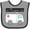 Heather and Black, variant on Inktastic My Mommy Saves Lives Ambulance Boys or Girls Baby Bib