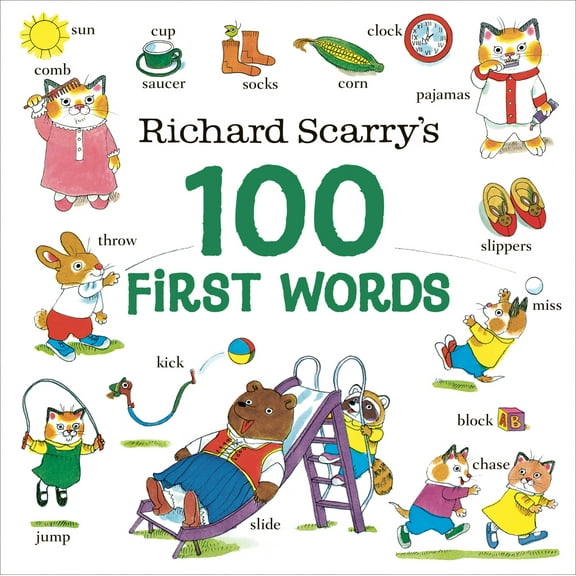 Pre-Owned Richard Scarry's 100 First Words, 9780593434260, 0593434269, Paperback,
