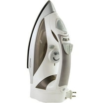 BRENTWOOD MPI-59W 1,200-Watt Nonstick Steam Iron with Retractable Cord (White...