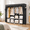 Black-4 Row - 67'' Wide, variant on Portable Closet For Hanging Clothes 52 Inch Wide Wardrobe With Cover 6 Storshelves And 3 Rod Diameter 19mm Metal Pipe Sturdy Bedr