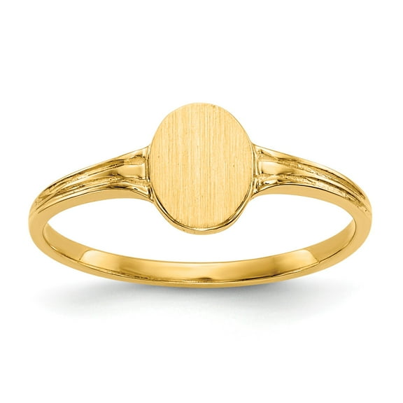 14k Signet Ring in 14k Yellow Gold - Size 3