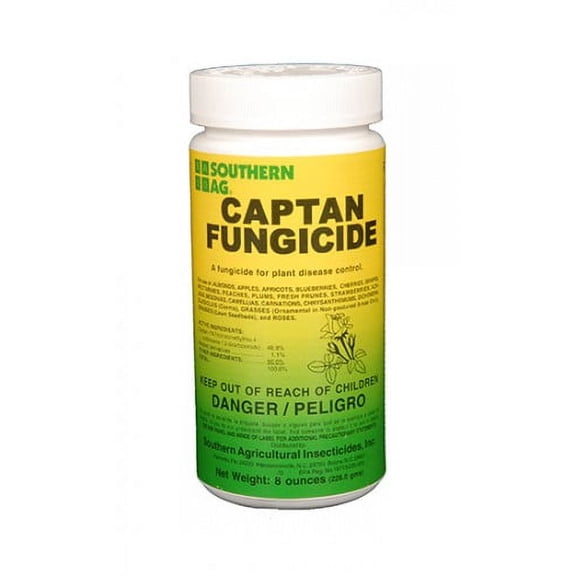 Captan Fungicide 50% Wettable Powder - 8oz bottle by Southern Ag