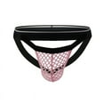 thumbnail image 1 of Fishnet Men’s Underpants - Thin Mesh Bare U-Breathable Low Waist Comfort Fit Plus Size Double Layer, 1 of 2