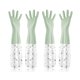 thumbnail image 1 of 2 pares de guantes para lavar platos a prueba de aceite, guantes de limpieza de manga larga, anticaídas, 1 of 5