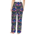 thumbnail image 2 of Bixox Women's Roosters 1 Patterned Pajama Pants Loungewear, 2 of 5