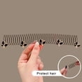 thumbnail image 5 of Happydeer 5pcs U-Shape Hair Finishing Fixer Wavy Comb U Pin Hair Clip Metal Wire Hair Comb Mini Bangs Holder Styling Tool Invisible Hairstyle Hair Accessories for Girl & Women, 5 of 6