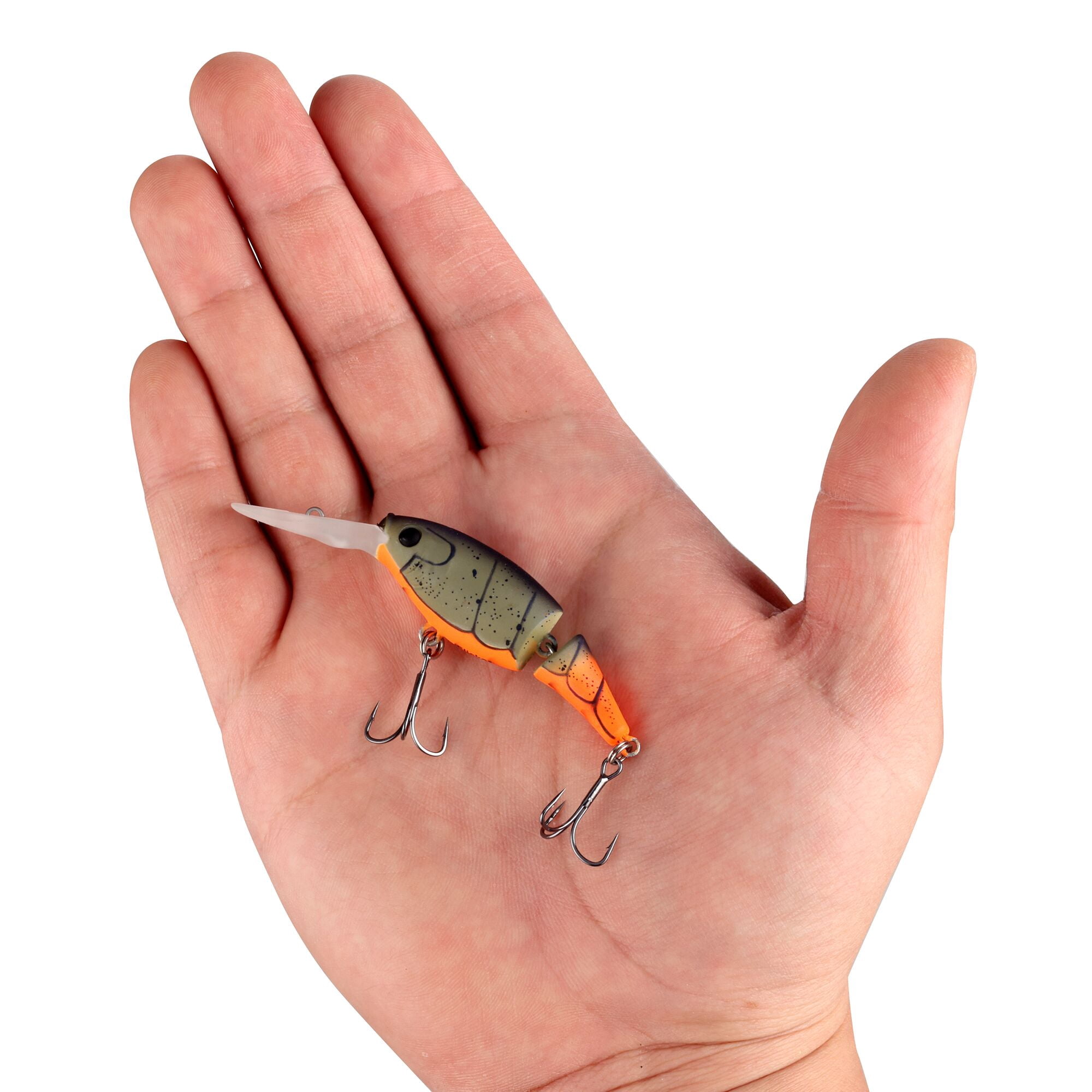 Berkley Flicker Shad® Jointed, 2 in, Crankbaits, Firetail Green Craw (1 Count)