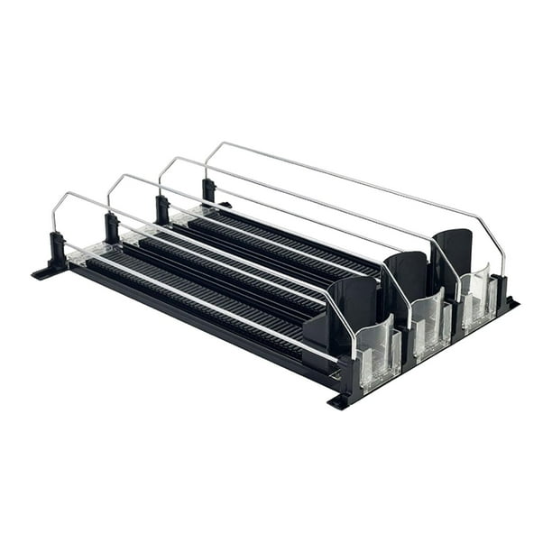Organizador de Bebidas para Nevera Strade Fareast Limited 3 Filas Negro