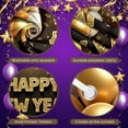 thumbnail image 4 of Gold Glitter Happy New Year Banner Star Pattern New Year Banner Balloon Decoration Gift Box Design Holiday Banner for New Year Party Holiday Celebration Indoor Decoration, 4 of 9