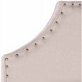 thumbnail image 2 of Safavieh Denham Linen Headboard with Nailheads, King, Taupe, 2 of 2