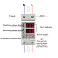 thumbnail image 3 of Relé Protector 40A 63A 230V RGB Sobre Voltaje Ajustable Duradero Reutilizable, 3 of 9