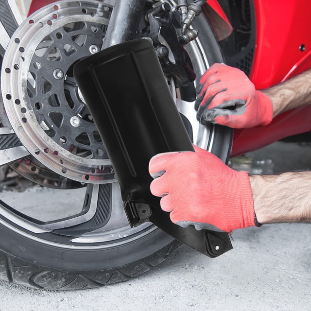 unbranded Guardabarros Trasero Para Motocicleta Negro Resistente Para Terrenos Montañosos Con Fácil Instalación