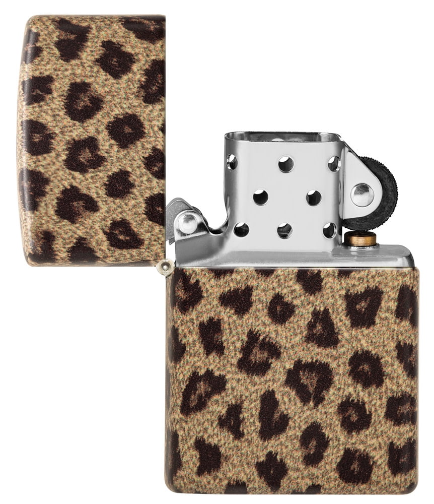Zippo Leopard Print 540 Color Pocket Lighter