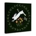 thumbnail image 4 of Stupell Industries Bunny Hopping in Wreath Animals Painting Wrapped Canvas Art Print Wall Art, 24 x 24, 4 of 8