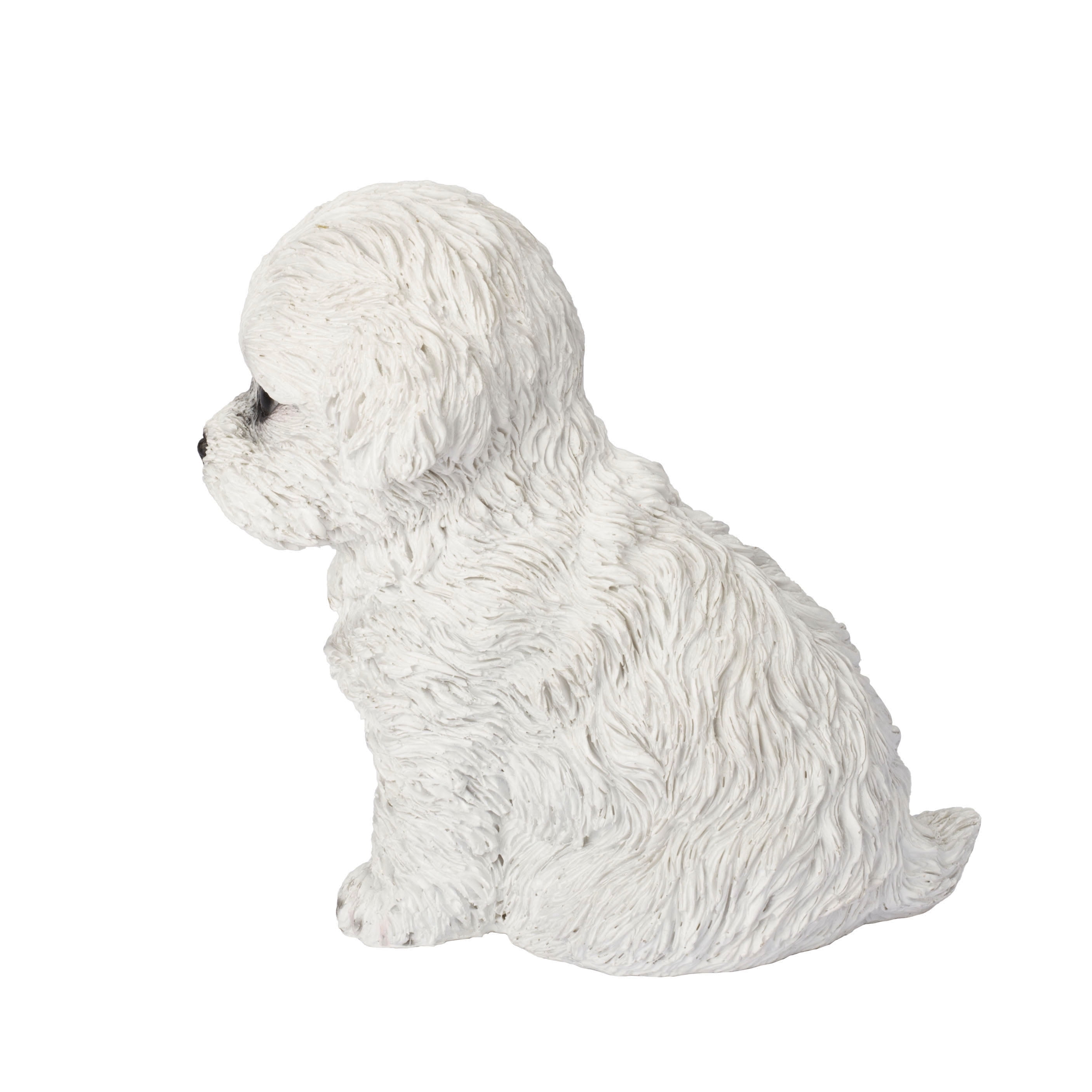 SOREAL White Labradoodle Decorative Puppy Figurine for Home & Garden Décor, Handpainted Polyresin Dog Statue, Realistic Design | Gift for Dog Lovers | Weather-Resistant Indoor/Outdoor Decor