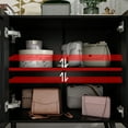 thumbnail image 3 of KULAGAGA 4-Door Sideboard Buffet Cabinet, Modern Black Storage Cabinet with Adjustable Shelf for Kitchen Dining Room Living Room, 55.1", 3 of 8