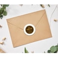 thumbnail image 2 of Darling Souvenir Round Anchor Thank You Stickers Wedding Personalized Bride Groom Names And Date Envelope Seals-45 Pcs, 2 of 4