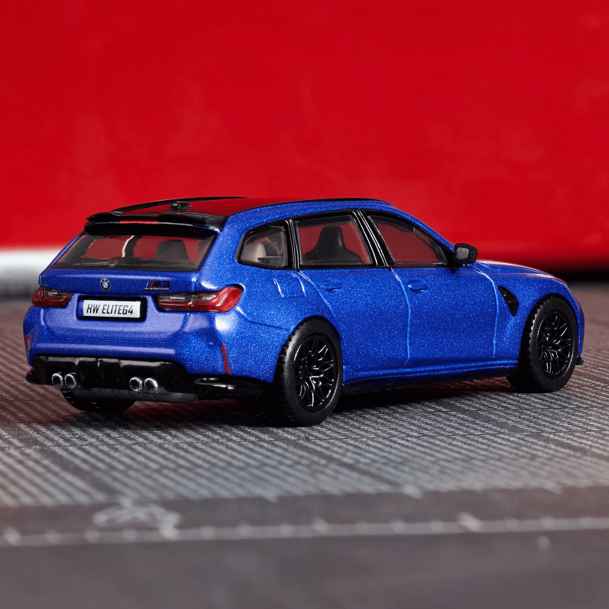 Hot Wheels Elite 64 BMW M3 Touring 1:64 Die-Cast Model with Real Riders Rubber Tires  Collector-Grade Adult Collectible Car HWR93